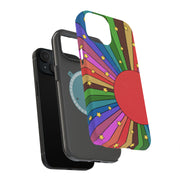 Colorful Sun Tough Cases For Apple iPhone (17, 16, 15, 14, 13, 12, 11, X, SE, 8, 7/ Air, Plus, Pro, Max, Mini, XR, XS), Print in USA