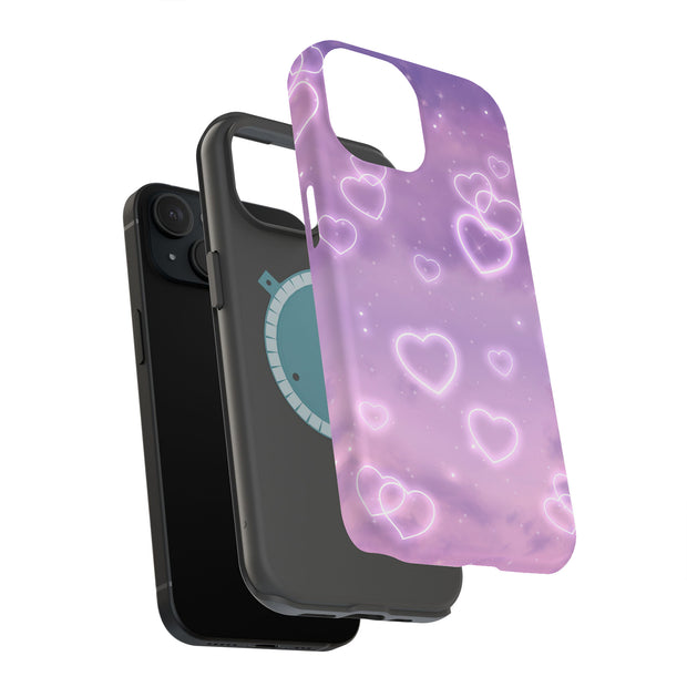 Romantic Love Tough Cases For Apple iPhone (17, 16, 15, 14, 13, 12, 11, X, SE, 8, 7/ Air, Plus, Pro, Max, Mini, XR, XS), Print in USA
