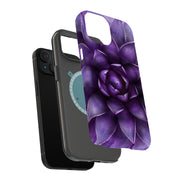 Purple Lotus Tough Cases For Apple iPhone (17, 16, 15, 14, 13, 12, 11, X, SE, 8, 7/ Air, Plus, Pro, Max, Mini, XR, XS), Print in USA