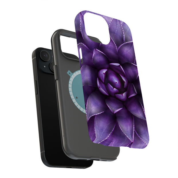 Purple Lotus Tough Cases For Apple iPhone (17, 16, 15, 14, 13, 12, 11, X, SE, 8, 7/ Air, Plus, Pro, Max, Mini, XR, XS), Print in USA