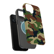 Camouflage 2 Tough Cases For Apple iPhone (17, 16, 15, 14, 13, 12, 11, X, SE, 8, 7/ Air, Plus, Pro, Max, Mini, XR, XS), Print in USA