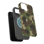 Camouflage 3 Tough Cases For Apple iPhone (17, 16, 15, 14, 13, 12, 11, X, SE, 8, 7/ Air, Plus, Pro, Max, Mini, XR, XS), Print in USA
