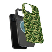 Camouflage 4 Tough Cases For Apple iPhone (17, 16, 15, 14, 13, 12, 11, X, SE, 8, 7/ Air, Plus, Pro, Max, Mini, XR, XS), Print in USA