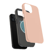 Pale Peach Tough Cases For Apple iPhone (17, 16, 15, 14, 13, 12, 11, X, SE, 8, 7/ Air, Plus, Pro, Max, Mini, XR, XS), Print in USA