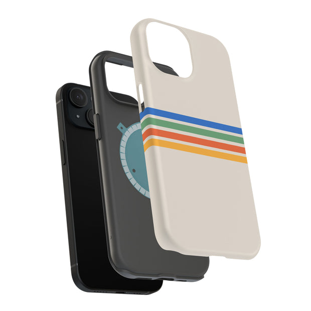 Color Stripes 1 Tough Cases For Apple iPhone (17, 16, 15, 14, 13, 12, 11, X, SE, 8, 7/ Air, Plus, Pro, Max, Mini, XR, XS), Print in USA