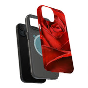 Beautiful Rose Tough Cases For Apple iPhone (17, 16, 15, 14, 13, 12, 11, X, SE, 8, 7/ Air, Plus, Pro, Max, Mini, XR, XS), Print in USA