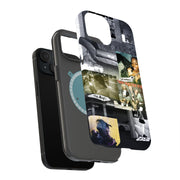 Grunge Collage1 Tough Cases For Apple iPhone (17, 16, 15, 14, 13, 12, 11, X, SE, 8, 7/ Air, Plus, Pro, Max, Mini, XR, XS), Print in USA