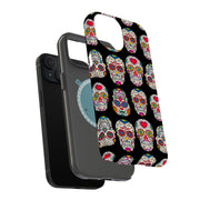 Cute Skull Head Tough Cases For Apple iPhone (17, 16, 15, 14, 13, 12, 11, X, SE, 8, 7/ Air, Plus, Pro, Max, Mini, XR, XS), Print in USA