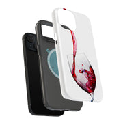 Pouring Wine Tough Cases For Apple iPhone (17, 16, 15, 14, 13, 12, 11, X, SE, 8, 7/ Air, Plus, Pro, Max, Mini, XR, XS), Print in USA