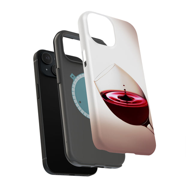Wine Tasting Tough Cases For Apple iPhone (17, 16, 15, 14, 13, 12, 11, X, SE, 8, 7/ Air, Plus, Pro, Max, Mini, XR, XS), Print in USA