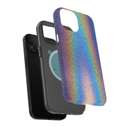 Rainbow Pattern Tough Cases For Apple iPhone (17, 16, 15, 14, 13, 12, 11, X, SE, 8, 7/ Air, Plus, Pro, Max, Mini, XR, XS), Print in USA
