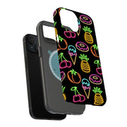 Cute Food Tough Cases For Apple iPhone (17, 16, 15, 14, 13, 12, 11, X, SE, 8, 7/ Air, Plus, Pro, Max, Mini, XR, XS), Print in USA