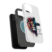 Man of Faith Tough Cases For Apple iPhone (17, 16, 15, 14, 13, 12, 11, X, SE, 8, 7/ Air, Plus, Pro, Max, Mini, XR, XS), Print in USA