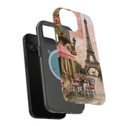 Paris Love 4 Tough Cases For Apple iPhone (17, 16, 15, 14, 13, 12, 11, X, SE, 8, 7/ Air, Plus, Pro, Max, Mini, XR, XS), Print in USA