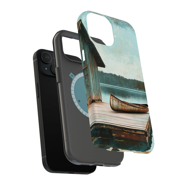 Old Boathouse 1 Tough Cases For Apple iPhone (17, 16, 15, 14, 13, 12, 11, X, SE, 8, 7/ Air, Plus, Pro, Max, Mini, XR, XS), Print in USA