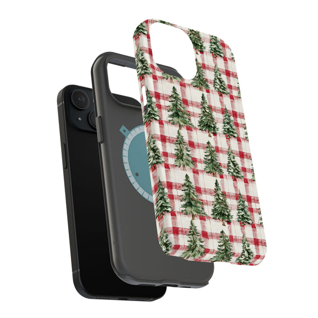 Xmax Tree Snow Tough Cases For Apple iPhone (17, 16, 15, 14, 13, 12, 11, X, SE, 8, 7/ Air, Plus, Pro, Max, Mini, XR, XS), Print in USA
