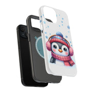 Kawaii Penguin Tough Cases For Apple iPhone (17, 16, 15, 14, 13, 12, 11, X, SE, 8, 7/ Air, Plus, Pro, Max, Mini, XR, XS), Print in USA