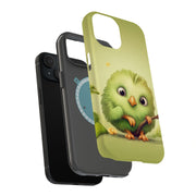 Kawaii Kiwi Tough Cases For Apple iPhone (17, 16, 15, 14, 13, 12, 11, X, SE, 8, 7/ Air, Plus, Pro, Max, Mini, XR, XS), Print in USA
