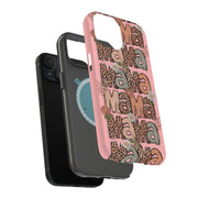 Leopard Mama 2 Tough Cases For Apple iPhone (17, 16, 15, 14, 13, 12, 11, X, SE, 8, 7/ Air, Plus, Pro, Max, Mini, XR, XS), Print in USA