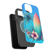 Surf Board 2 Tough Cases For Apple iPhone (17, 16, 15, 14, 13, 12, 11, X, SE, 8, 7/ Air, Plus, Pro, Max, Mini, XR, XS), Print in USA