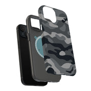 Winter Camo Tough Cases For Apple iPhone (17, 16, 15, 14, 13, 12, 11, X, SE, 8, 7/ Air, Plus, Pro, Max, Mini, XR, XS), Print in USA