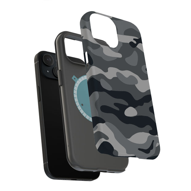 Winter Camo Tough Cases For Apple iPhone (17, 16, 15, 14, 13, 12, 11, X, SE, 8, 7/ Air, Plus, Pro, Max, Mini, XR, XS), Print in USA