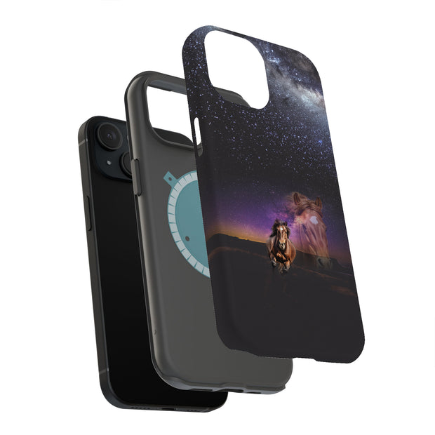 Wild Horse Free Tough Cases For Apple iPhone (17, 16, 15, 14, 13, 12, 11, X, SE, 8, 7/ Air, Plus, Pro, Max, Mini, XR, XS), Print in USA