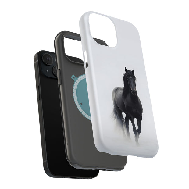 Mystic Stallion Tough Cases For Apple iPhone (17, 16, 15, 14, 13, 12, 11, X, SE, 8, 7/ Air, Plus, Pro, Max, Mini, XR, XS), Print in USA