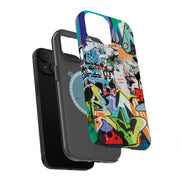 Street Graffiti Tough Cases For Apple iPhone (17, 16, 15, 14, 13, 12, 11, X, SE, 8, 7/ Air, Plus, Pro, Max, Mini, XR, XS), Print in USA