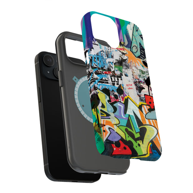 Street Graffiti Tough Cases For Apple iPhone (17, 16, 15, 14, 13, 12, 11, X, SE, 8, 7/ Air, Plus, Pro, Max, Mini, XR, XS), Print in USA
