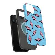 Lightning Shape Tough Cases For Apple iPhone (17, 16, 15, 14, 13, 12, 11, X, SE, 8, 7/ Air, Plus, Pro, Max, Mini, XR, XS), Print in USA