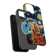 Cat Night 3 Tough Cases For Apple iPhone (17, 16, 15, 14, 13, 12, 11, X, SE, 8, 7/ Air, Plus, Pro, Max, Mini, XR, XS), Print in USA