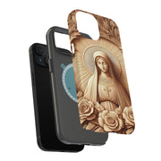 Virgin Mary 1 Tough Cases For Apple iPhone (17, 16, 15, 14, 13, 12, 11, X, SE, 8, 7/ Air, Plus, Pro, Max, Mini, XR, XS), Print in USA