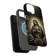 Virgin Mary 5 Tough Cases For Apple iPhone (17, 16, 15, 14, 13, 12, 11, X, SE, 8, 7/ Air, Plus, Pro, Max, Mini, XR, XS), Print in USA