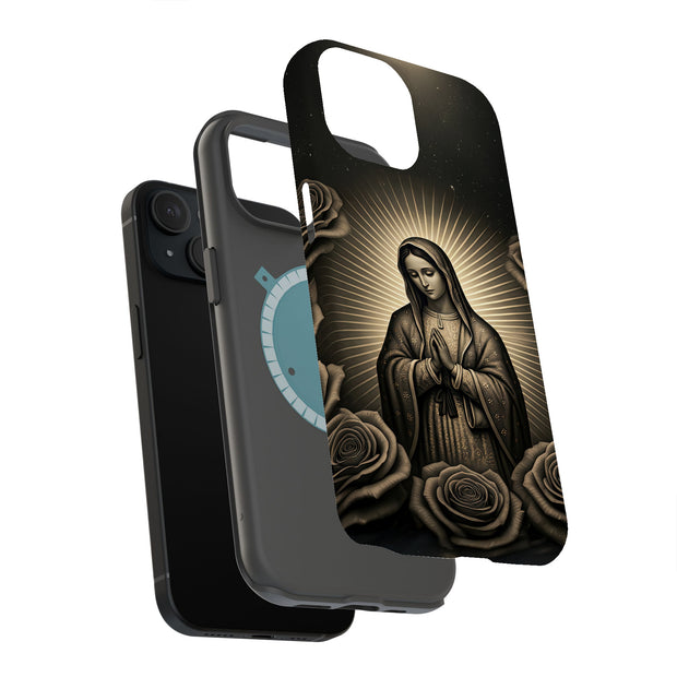 Virgin Mary 5 Tough Cases For Apple iPhone (17, 16, 15, 14, 13, 12, 11, X, SE, 8, 7/ Air, Plus, Pro, Max, Mini, XR, XS), Print in USA