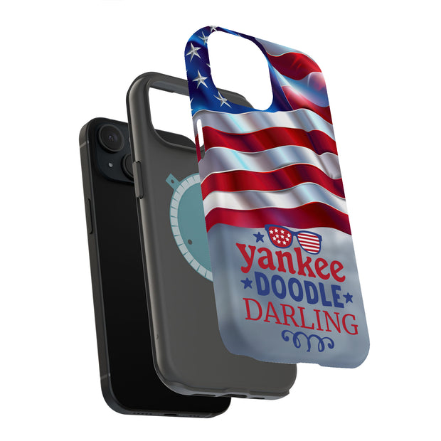 Yankee Doodle 1 Tough Cases For Apple iPhone (17, 16, 15, 14, 13, 12, 11, X, SE, 8, 7/ Air, Plus, Pro, Max, Mini, XR, XS), Print in USA