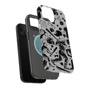 Baseball Icons Tough Cases For Apple iPhone (17, 16, 15, 14, 13, 12, 11, X, SE, 8, 7/ Air, Plus, Pro, Max, Mini, XR, XS), Print in USA