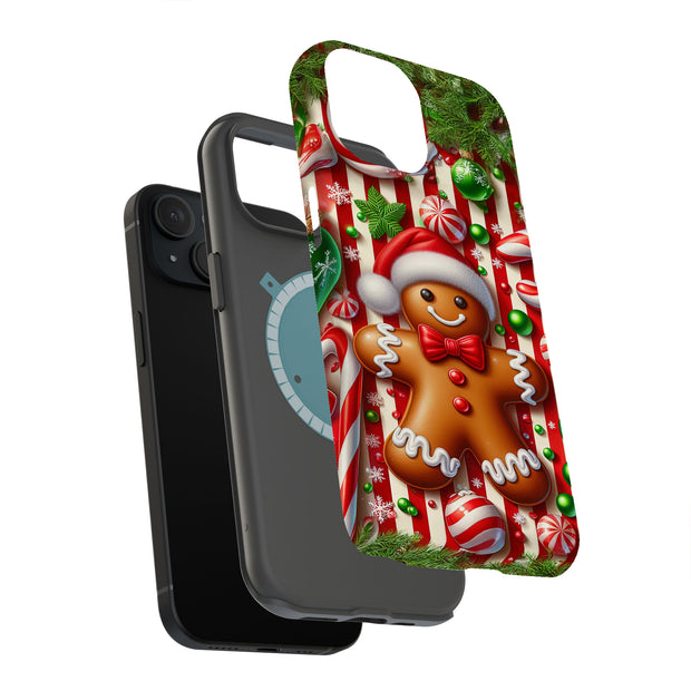 Gingerbreadman Tough Cases For Apple iPhone (17, 16, 15, 14, 13, 12, 11, X, SE, 8, 7/ Air, Plus, Pro, Max, Mini, XR, XS), Print in USA