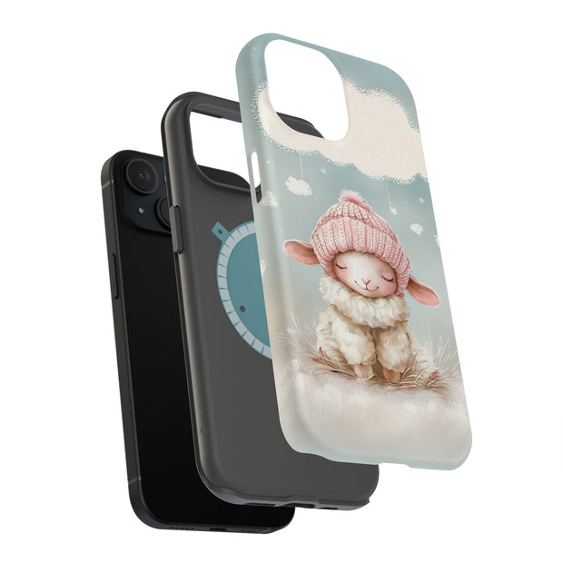 Sheep Dream Tough Cases For Apple iPhone (17, 16, 15, 14, 13, 12, 11, X, SE, 8, 7/ Air, Plus, Pro, Max, Mini, XR, XS), Print in USA