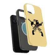 Cowboy Hat Guns Tough Cases For Apple iPhone (17, 16, 15, 14, 13, 12, 11, X, SE, 8, 7/ Air, Plus, Pro, Max, Mini, XR, XS), Print in USA