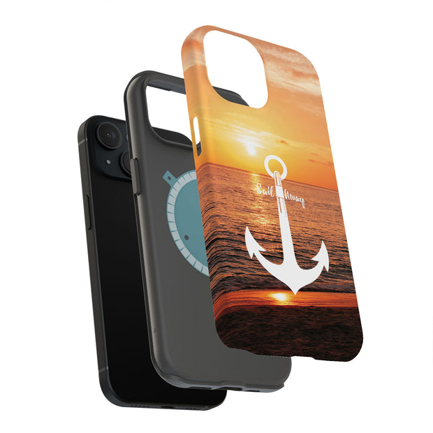 Sail Anchor Tough Cases For Apple iPhone (17, 16, 15, 14, 13, 12, 11, X, SE, 8, 7/ Air, Plus, Pro, Max, Mini, XR, XS), Print in USA