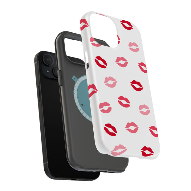 Valentine Lip 2 Tough Cases For Apple iPhone (17, 16, 15, 14, 13, 12, 11, X, SE, 8, 7/ Air, Plus, Pro, Max, Mini, XR, XS), Print in USA