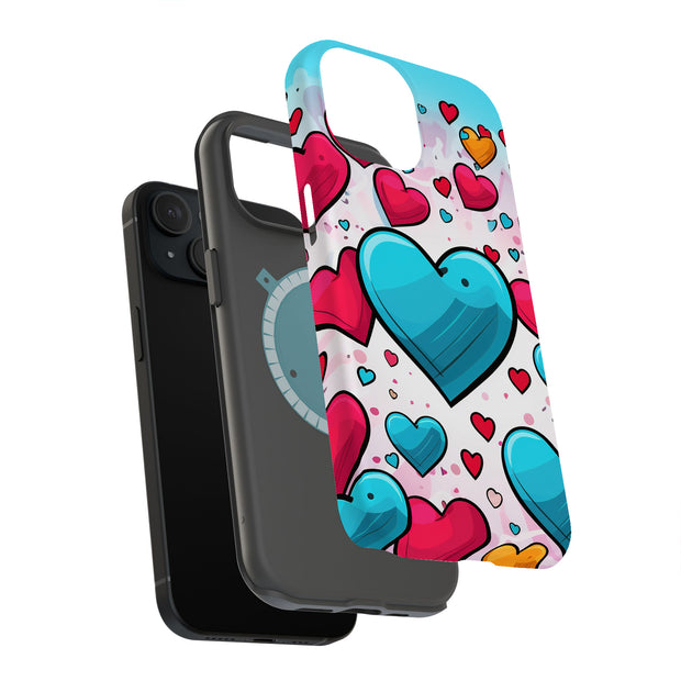 Valentine Pop 1 Tough Cases For Apple iPhone (17, 16, 15, 14, 13, 12, 11, X, SE, 8, 7/ Air, Plus, Pro, Max, Mini, XR, XS), Print in USA