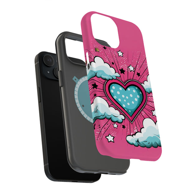 Valentine Pop 3 Tough Cases For Apple iPhone (17, 16, 15, 14, 13, 12, 11, X, SE, 8, 7/ Air, Plus, Pro, Max, Mini, XR, XS), Print in USA