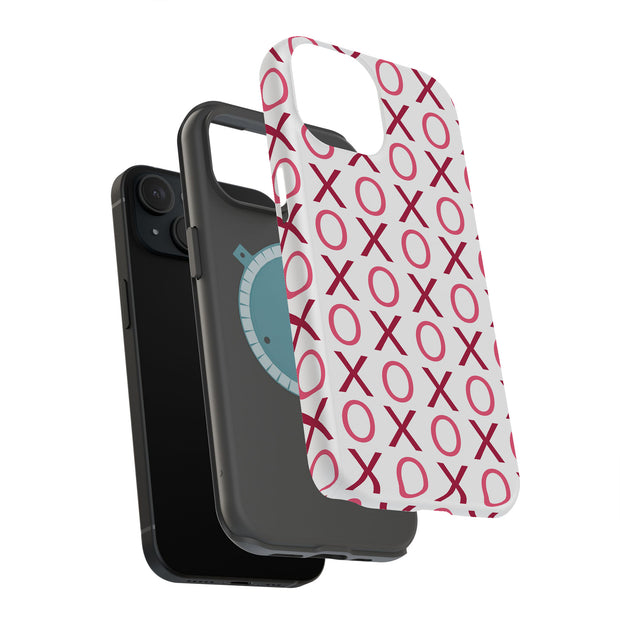 Valentine XO Tough Cases For Apple iPhone (17, 16, 15, 14, 13, 12, 11, X, SE, 8, 7/ Air, Plus, Pro, Max, Mini, XR, XS), Print in USA