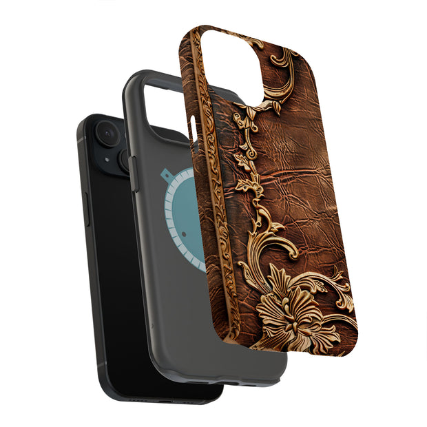 Vintage Paper 7 Tough Cases For Apple iPhone (17, 16, 15, 14, 13, 12, 11, X, SE, 8, 7/ Air, Plus, Pro, Max, Mini, XR, XS), Print in USA