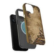 Vintage Paper A Tough Cases For Apple iPhone (17, 16, 15, 14, 13, 12, 11, X, SE, 8, 7/ Air, Plus, Pro, Max, Mini, XR, XS), Print in USA