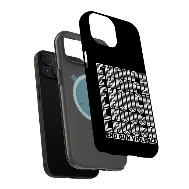 End Gun Violence Tough Cases For Apple iPhone (17, 16, 15, 14, 13, 12, 11, X, SE, 8, 7/ Air, Plus, Pro, Max, Mini, XR, XS), Print in USA