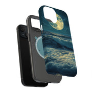 Star Moon Wave3 Tough Cases For Apple iPhone (17, 16, 15, 14, 13, 12, 11, X, SE, 8, 7/ Air, Plus, Pro, Max, Mini, XR, XS), Print in USA