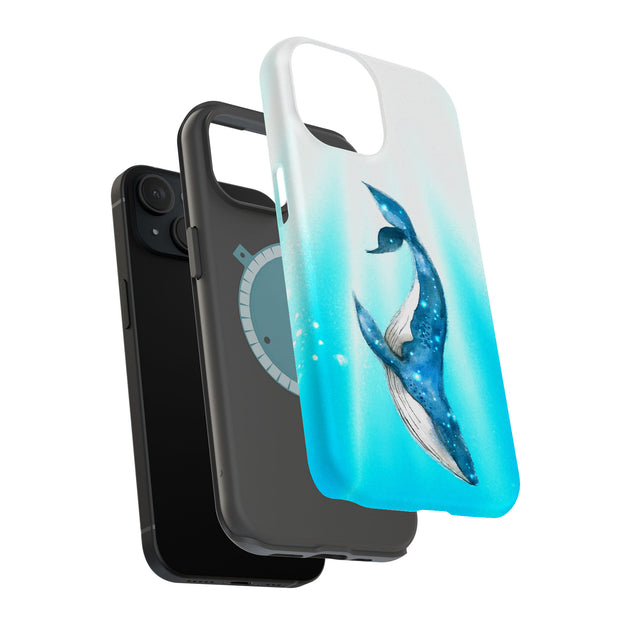 Humpback Whale9 Tough Cases For Apple iPhone (17, 16, 15, 14, 13, 12, 11, X, SE, 8, 7/ Air, Plus, Pro, Max, Mini, XR, XS), Print in USA